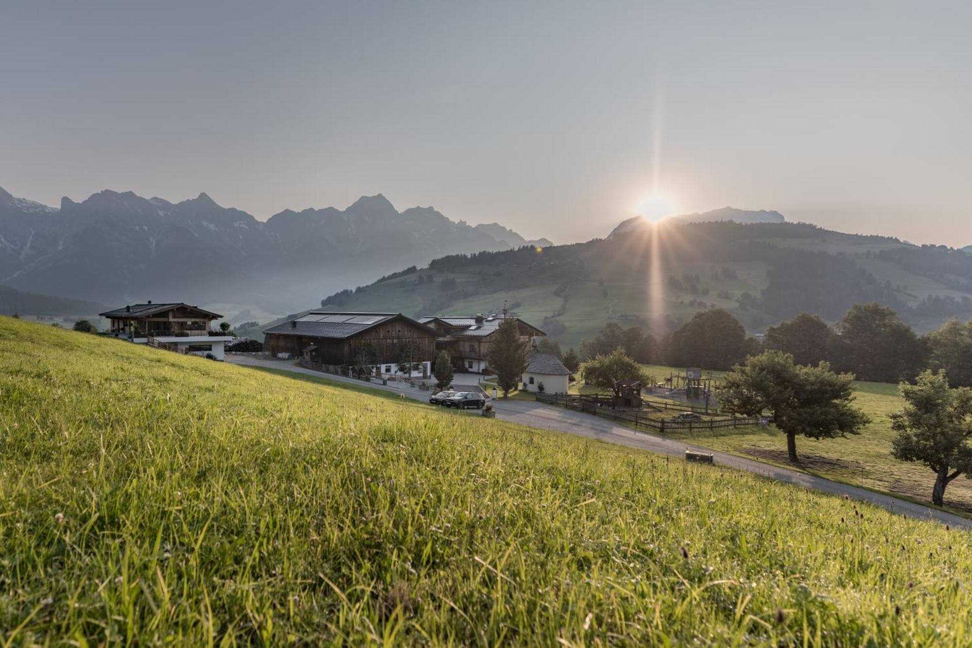 Biohof Ebengut Aparthotel Maria Alm am Steinernen Meer Exterior photo